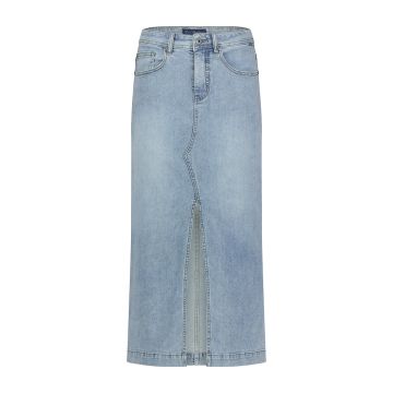 Red Button Alina skirt frontslit Blauw foto 1