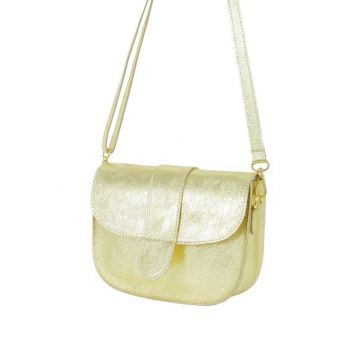 Baggyshop Metallic love story Goud foto 1
