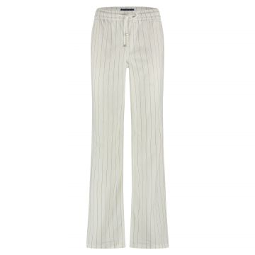 Red Button Colette cotton linnen stripe 83 cm Zand foto 1