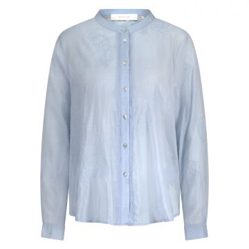 Nukus Rosan Blouse Embroidery Blauw foto 1