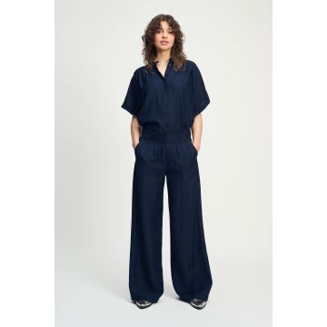 POM Amsterdam PANTS - Deep Dark Blue Blauw foto 1