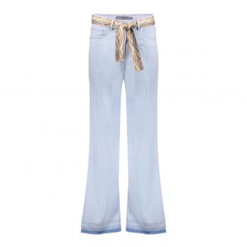 Geisha Jeans wide + belt Blauw foto 1