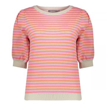 Geisha Pullover stripes short sleeves Multi Colour foto 1