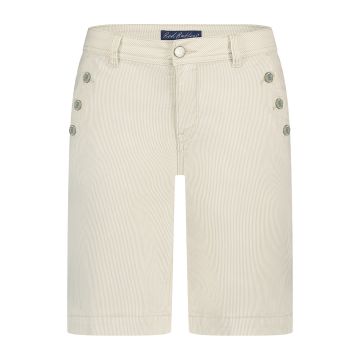 Red Button Bibette short denim stripe Zand foto 1
