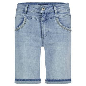 Red Button Sienna short & embroidery bleach Blauw foto 1