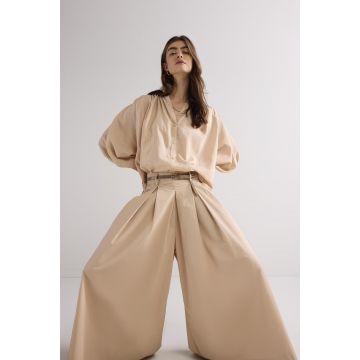 Summum Culotte Lt wt stretch poplin Zand foto 1