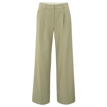 YAYA Woven wide leg trousers Groen foto 1