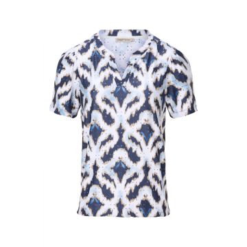 Dreamstar top AJOUR PRINT Blauw foto 1