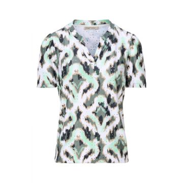 Dreamstar top AJOUR PRINT Kaki foto 1
