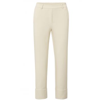 YAYA Jersey tailored trousers Zand foto 1
