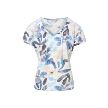 Dreamstar top PRINT & FOIL Blauw foto 1
