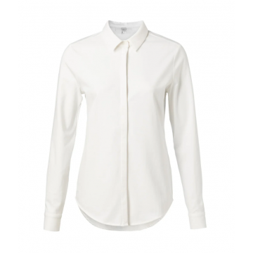 YAYA soft jersey cotton blend shirt Wit foto 1