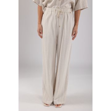 Nukus Valerie Pants Stripe Zand foto 1