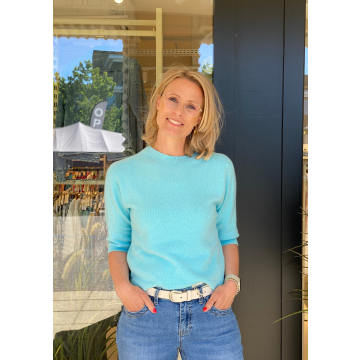 Alexandre Laurent Paris  Sweater 3/4e Blauw foto 1