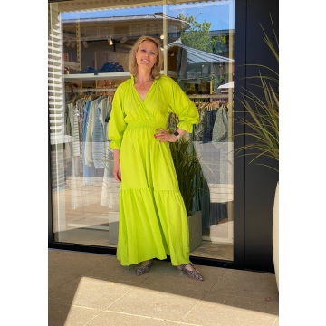 By LAVIE A-3673-Jurk Lime groen foto 1