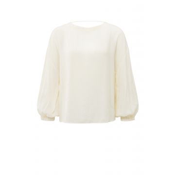 YAYA Crinkle top with low back Off White  foto 1