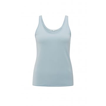 YAYA Singlet with low neckline Lichtblauw foto 1