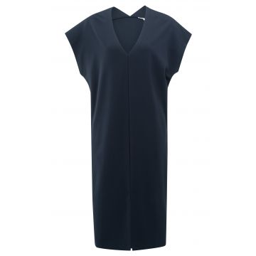 YAYA Dress with double v-neck Navy foto 1