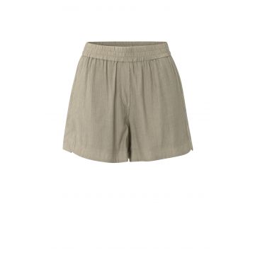 YAYA Woven structured short Kaki foto 1