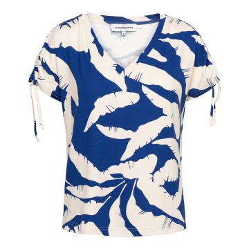 &CO Woman VIANA BANANA LEAF Kobaltblauw foto 1