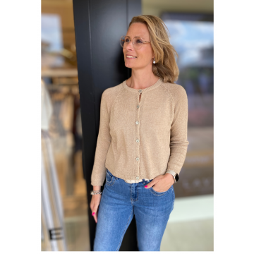 Alexandre Laurent Paris  UC.8249 Cardigan Camel foto 1