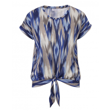 Enjoy Top kapmouw knoopsluiting Blauw foto 1
