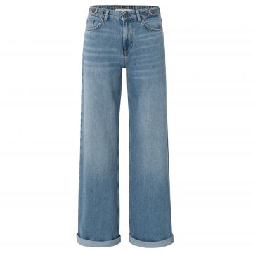 YAYA Loose denim w. roll-up - L34 Blauw foto 1
