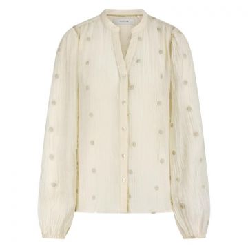 Nukus Rosan Blouse Embroidery Off White  foto 1
