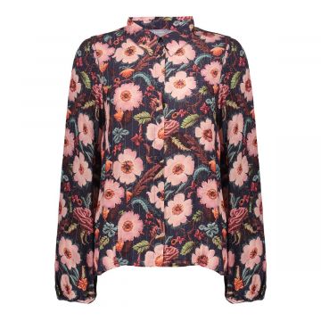 Geisha Blouse print flowers Multi Colour foto 1