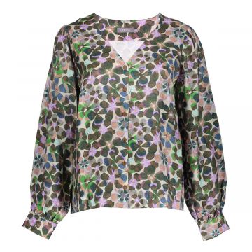 Geisha Blouse flowers Multi Colour foto 1
