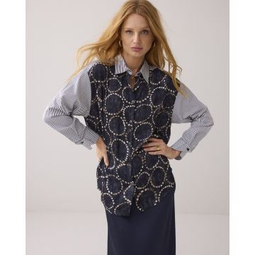 Summum Blouse All over print Blauw foto 1