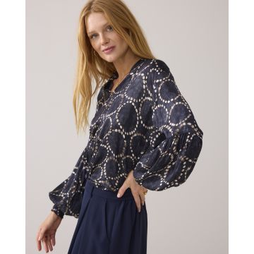 Summum Top All over print Blauw foto 1
