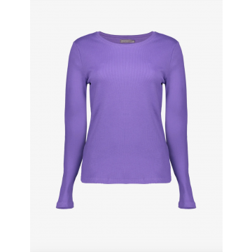 Geisha T-shirt rib round neck Paars foto 1