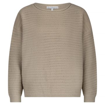 Red Button Fluffy ajour sweater Kit foto 1