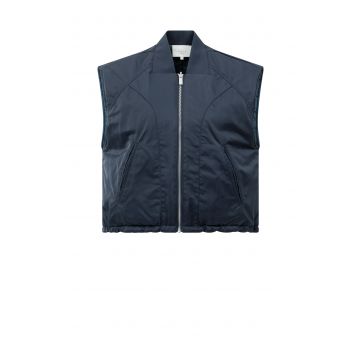 YAYA Nylon reversible bodywarmer Navy foto 1