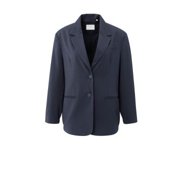 YAYA Woven loose fit blazer Navy foto 1