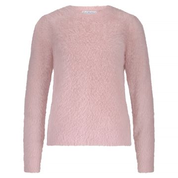 Red Button Fuzzy puff sleeve Roze foto 1