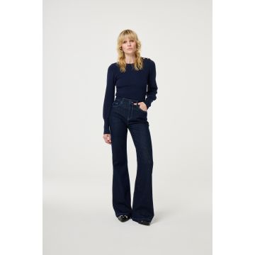 Fabienne Chapot Vic Bootcut Jeans Blauw foto 1