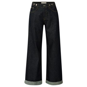 YAYA Loose fit denim with roll-ups Blauw foto 1