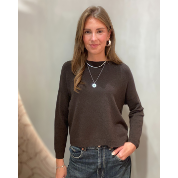 Alexandre Laurent Paris  sweater viscose Espresso foto 1