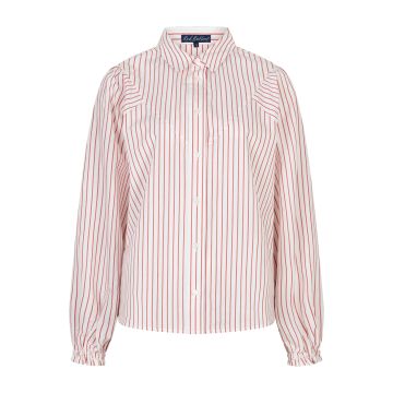 Red Button Victoria Poplin Stripe ls Rood foto 1