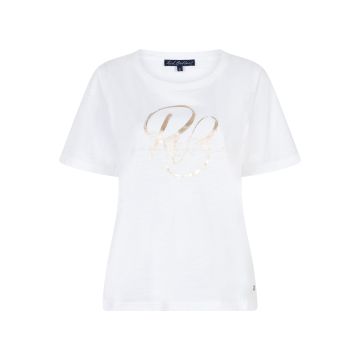 Red Button Tee Temmy Foil Off White  foto 1