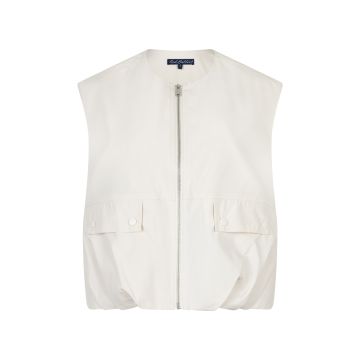 Red Button Ivy Sleeveless Gathering Ecru foto 1
