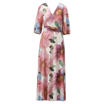 K - Design Maxi jurk met design Roze foto 1