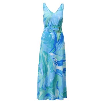 K - Design Maxi jurk met design Lichtblauw foto 1