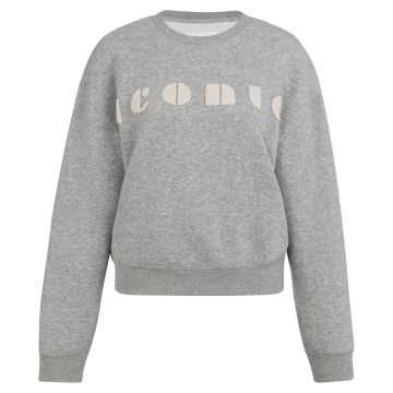 YAYA Sweater with artwork Grijs foto 1