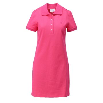 K - Design Polo jurk met korte mouwen Fuchsia foto 1