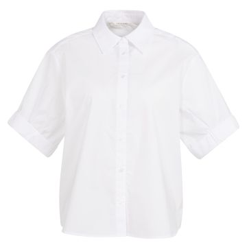 YAYA Blouse with rolled- up sleeves Wit foto 1