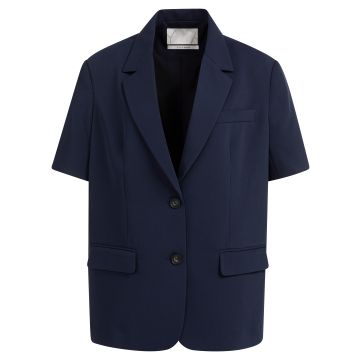 YAYA Blazer with short sleeves Navy foto 1