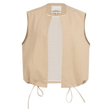 YAYA Sleeveless summer jacket Beige foto 1